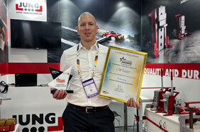 Jung Hebetechnik gewinnt LogiVerse Award auf der LogiMAT India 2026