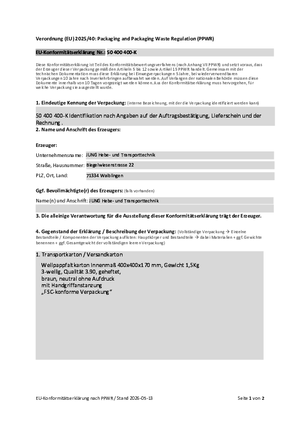 PPWR_EU_Konformitätserklärung_50 400 400-K