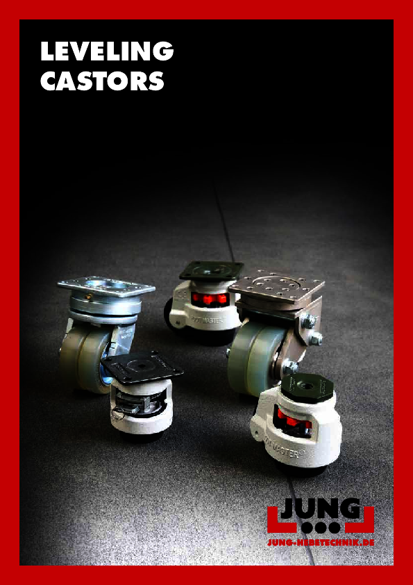 Leveling castors