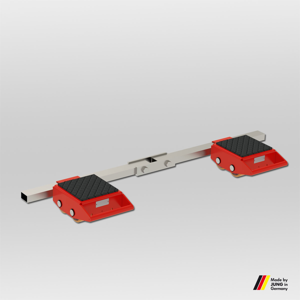 JFB 6 K - Fahrwerk  Traglast: 2 x 3 t Einbauhöhe: 110 mm