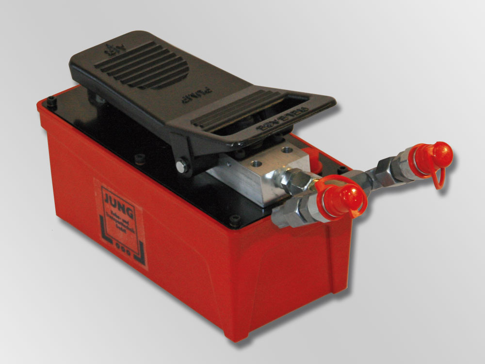 Lufthydraulische Pumpen ► JUNG Hebetechnik