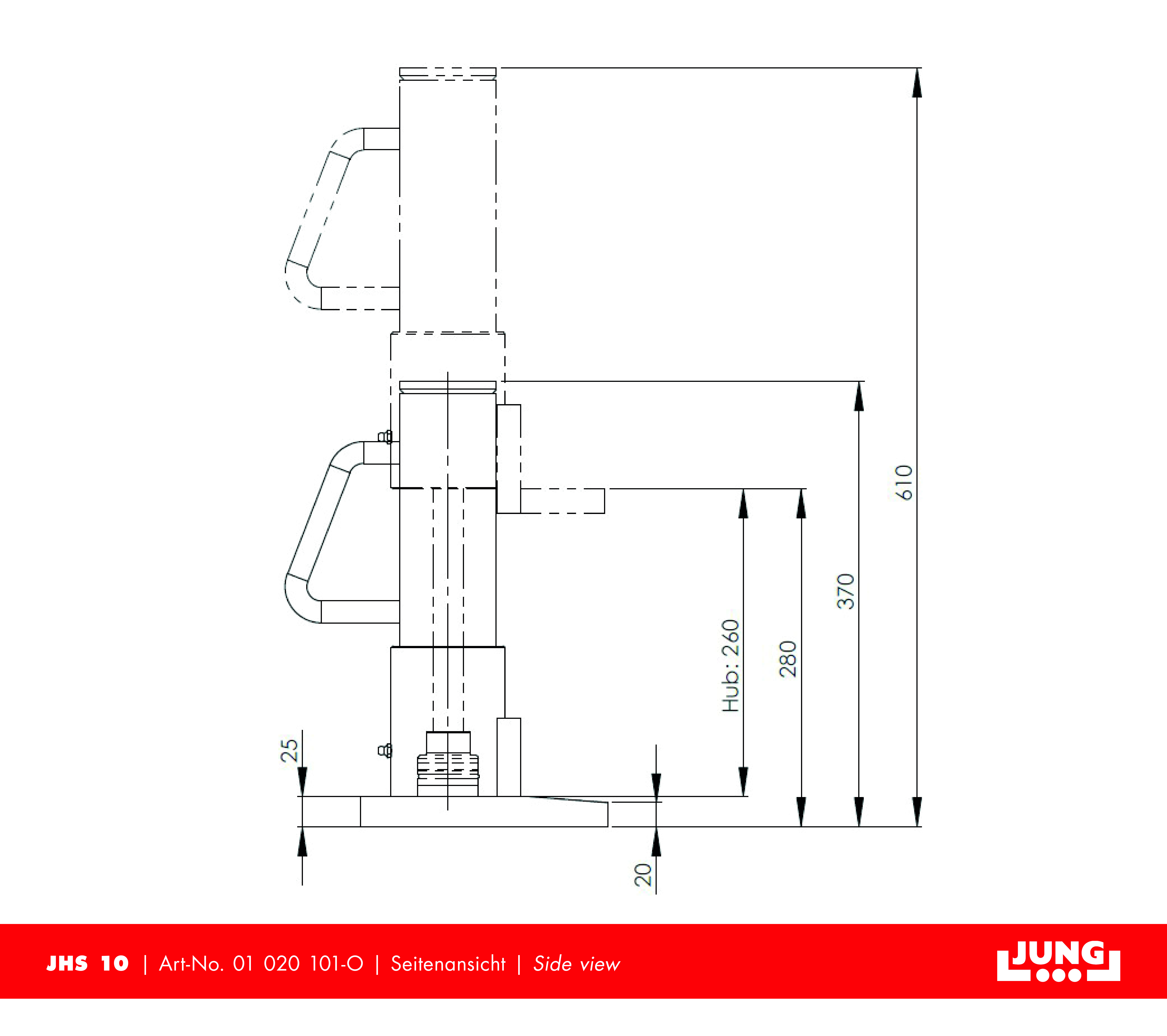 JHS 10 - Maschinenheber JHS 10 - Maschinenheber