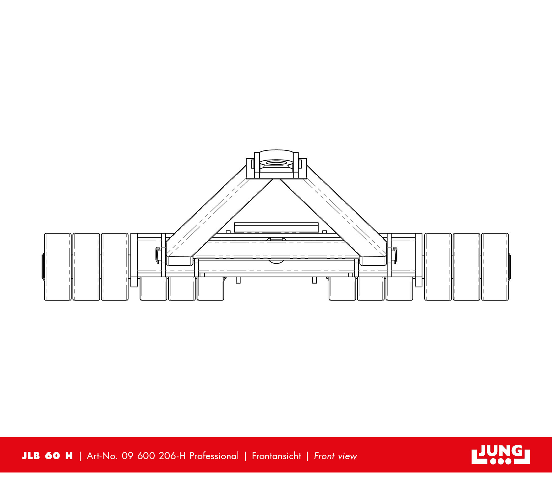 Steerable trolley JLB 60 H Professional