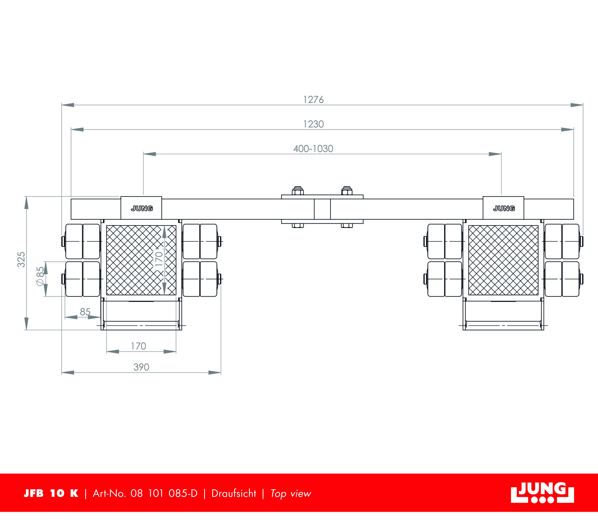 Adjustable trolley JFB 10 K Professional