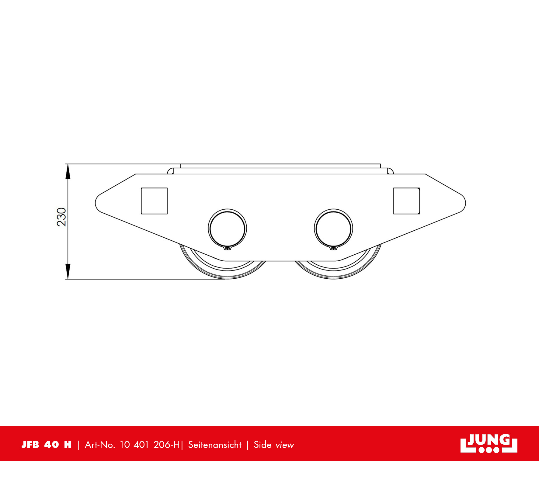 Transport trolley JFB 40 H Professional - NEW