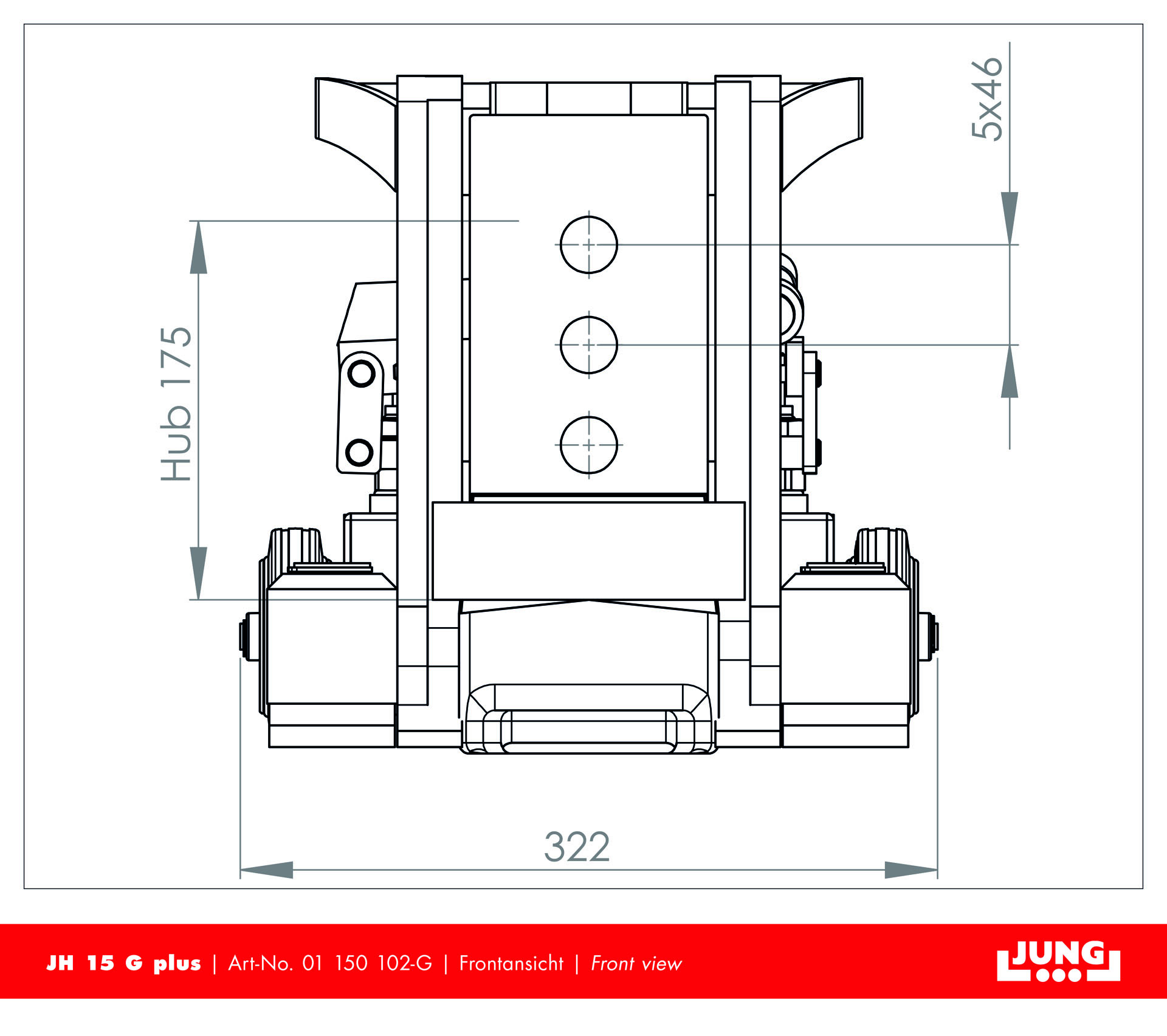 Hydraulic jack JH 15 G plus