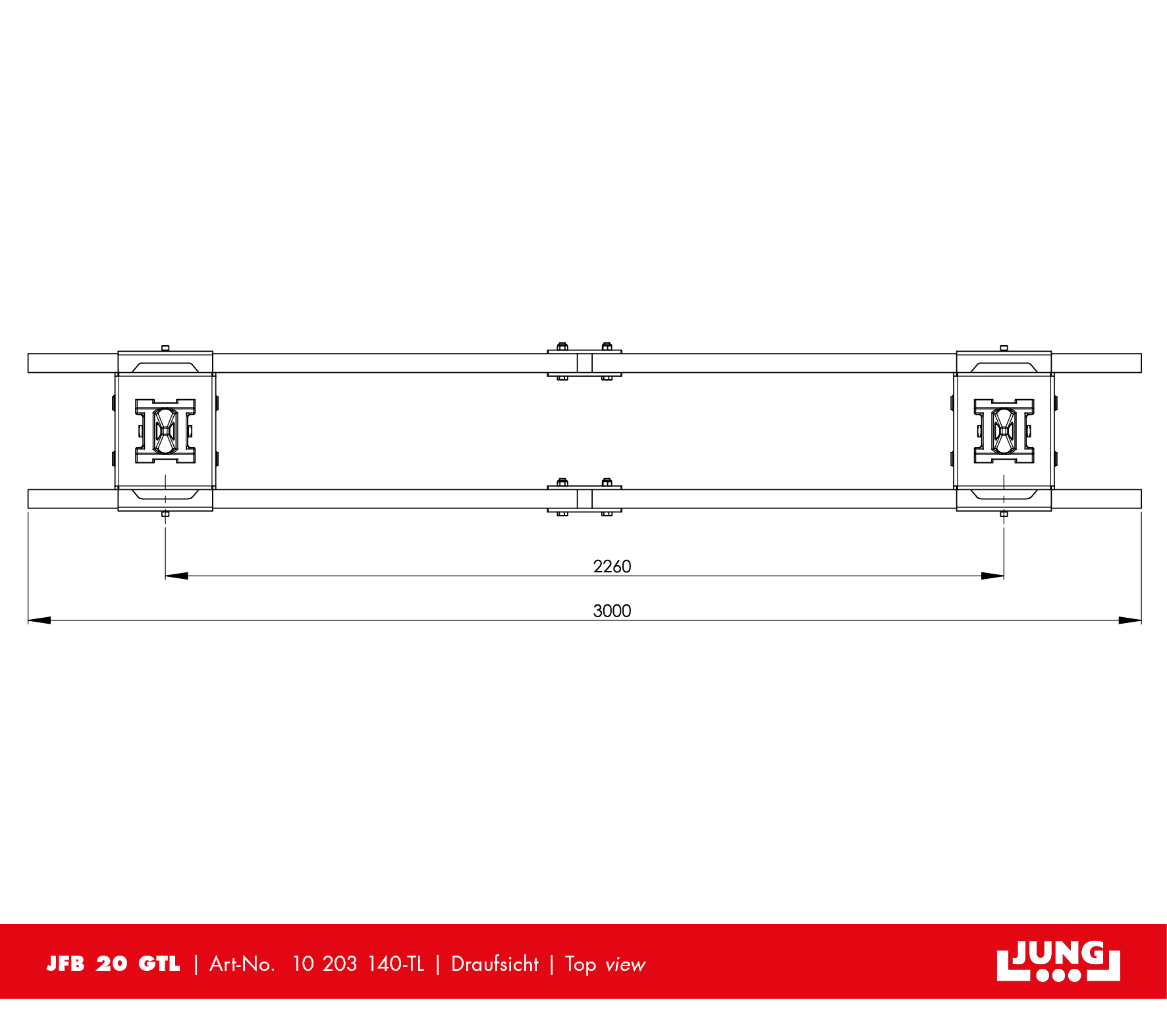 Containerfahrwerk JFB 20 GTL