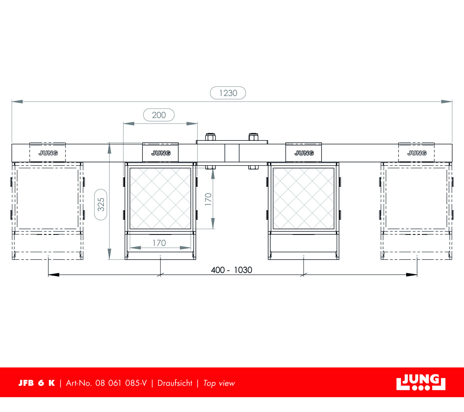 Adjustable trolley JFB 6 K