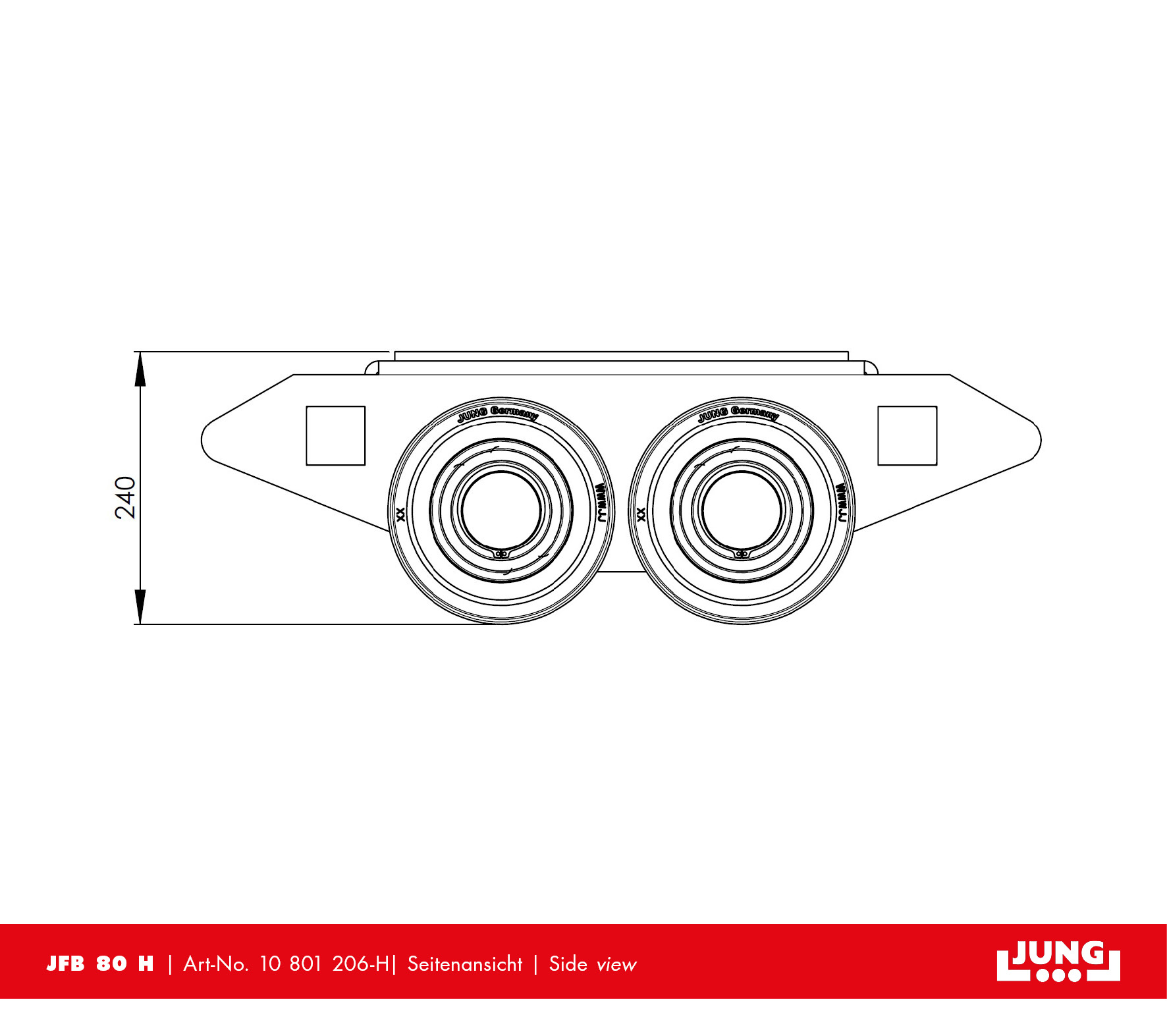 Transport trolley JFB 80 H Professional - NEW
