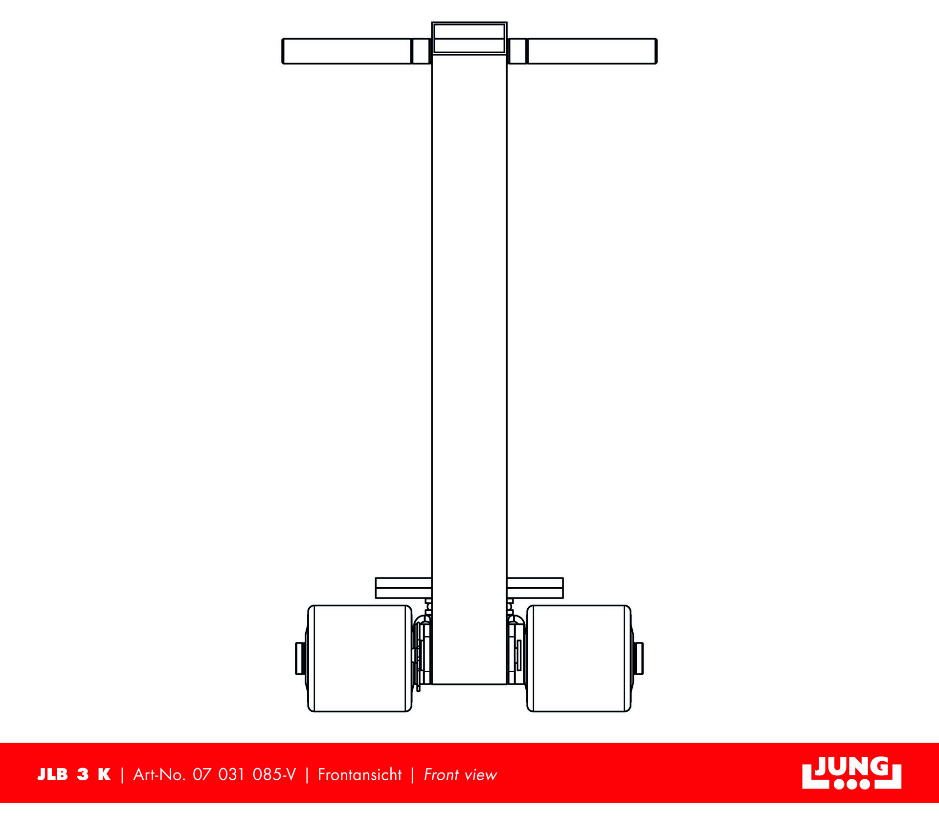 Steerable trolley JLB 3 K