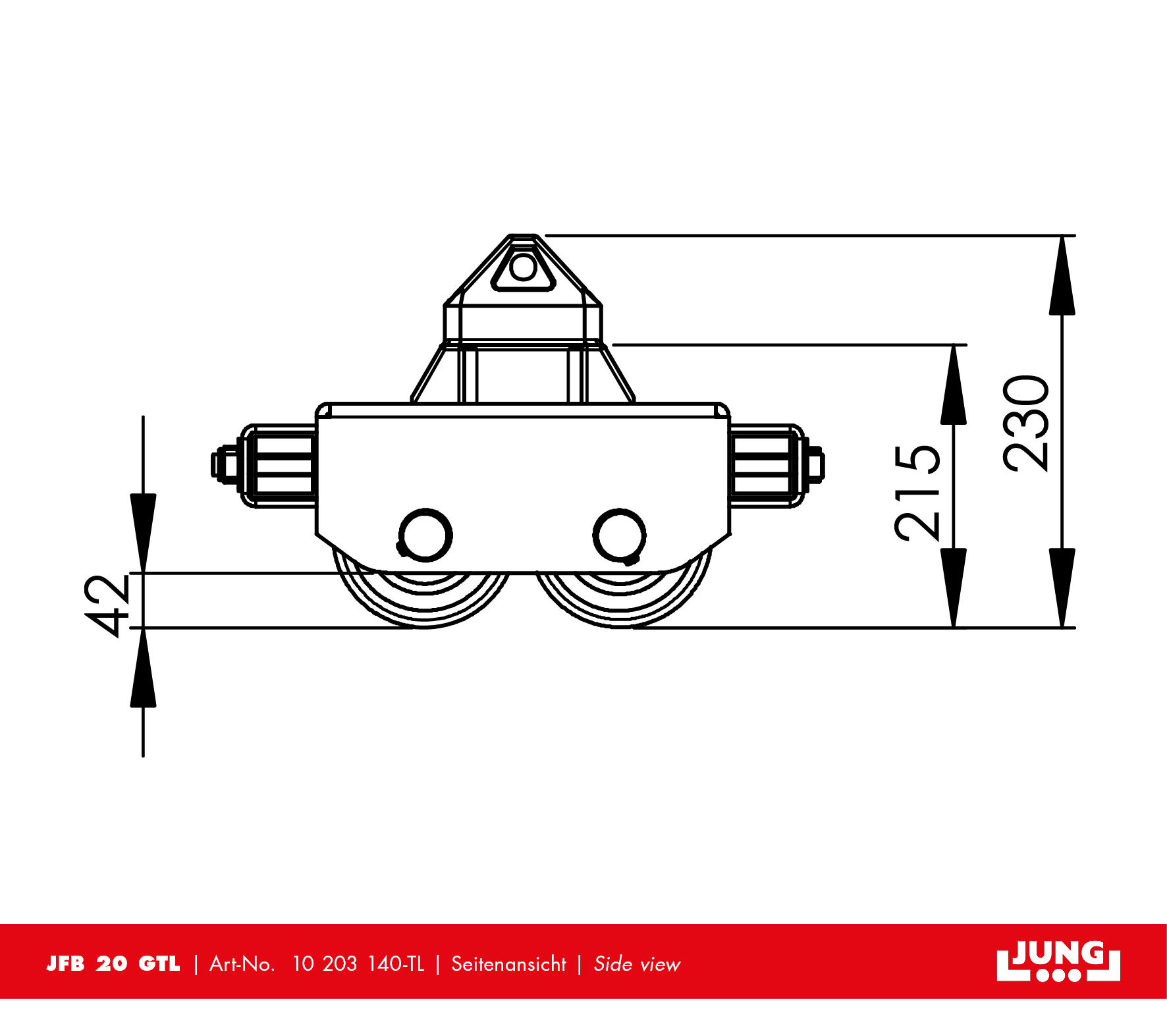 Containerfahrwerk 10 203 140-TL