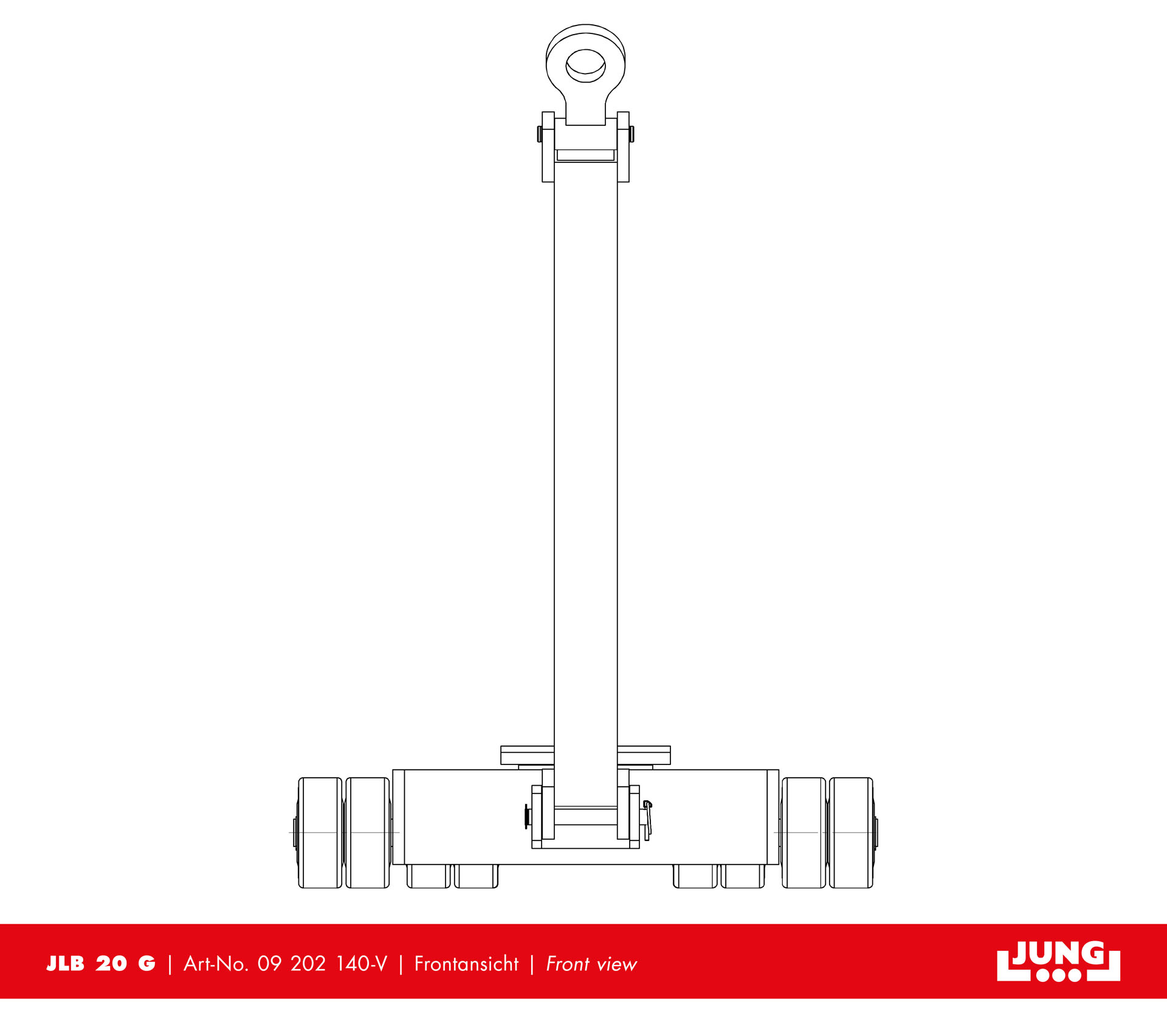 Steerable trolley JLB 20 G