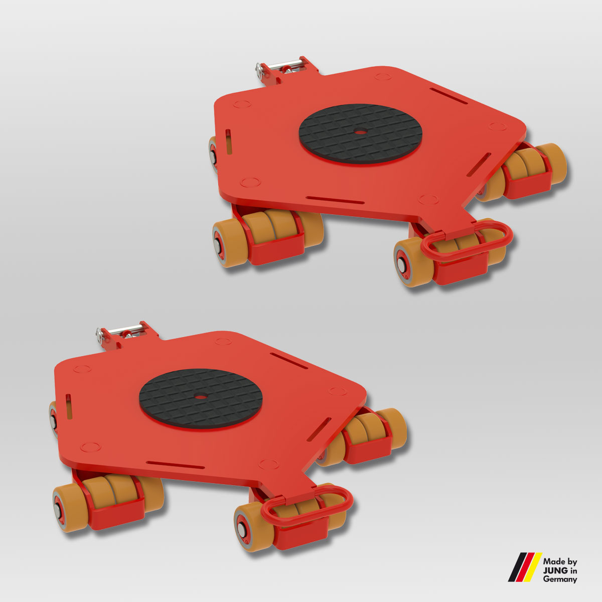 Revolving transport trolley JKB 8 K Set with JUWAthan Revolving transport trolley JKB 8 K Set with JUWAthan