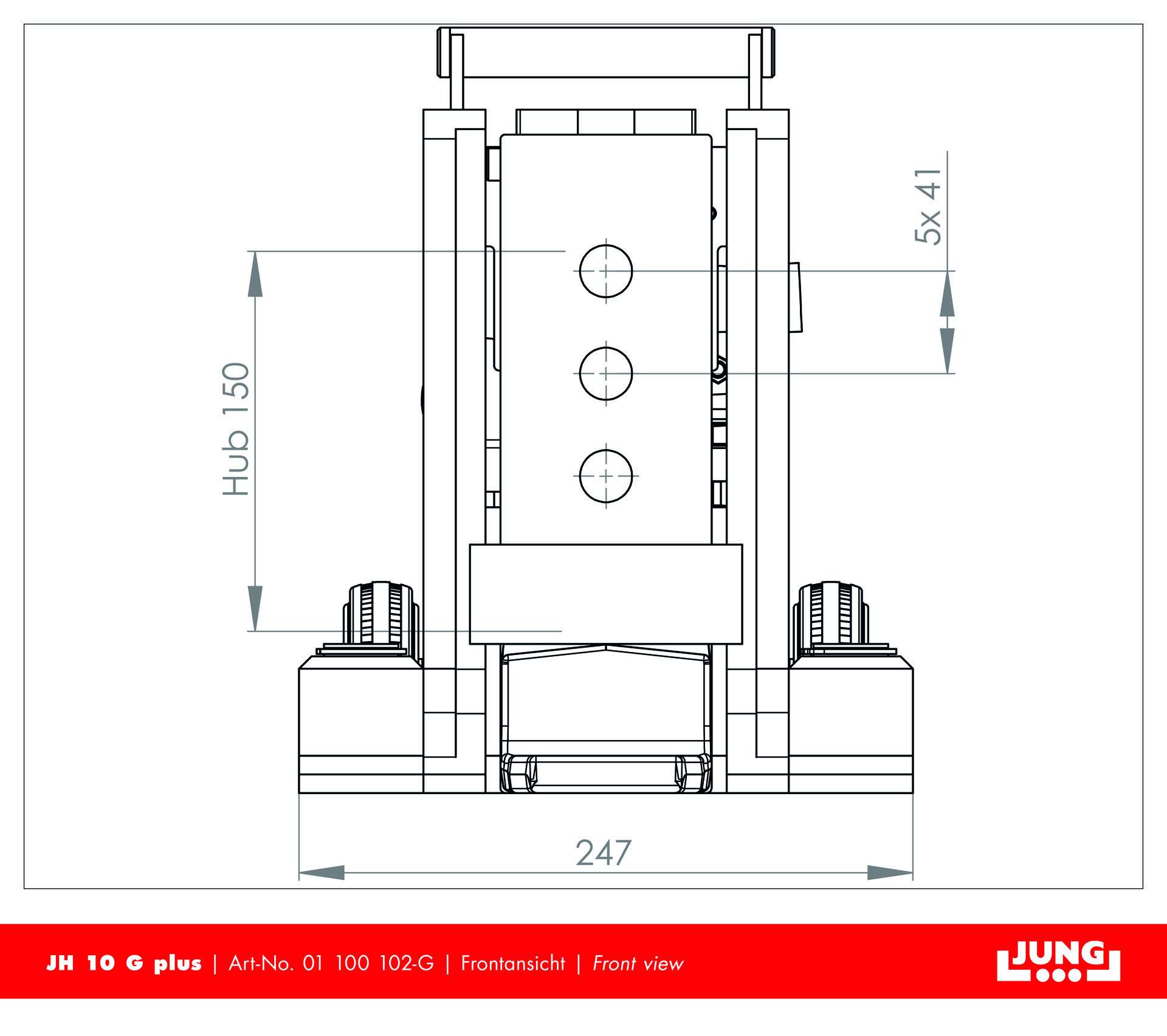 JH 10 G plus - Hydraulic jack  JH 10 G plus - Hydraulic jack
