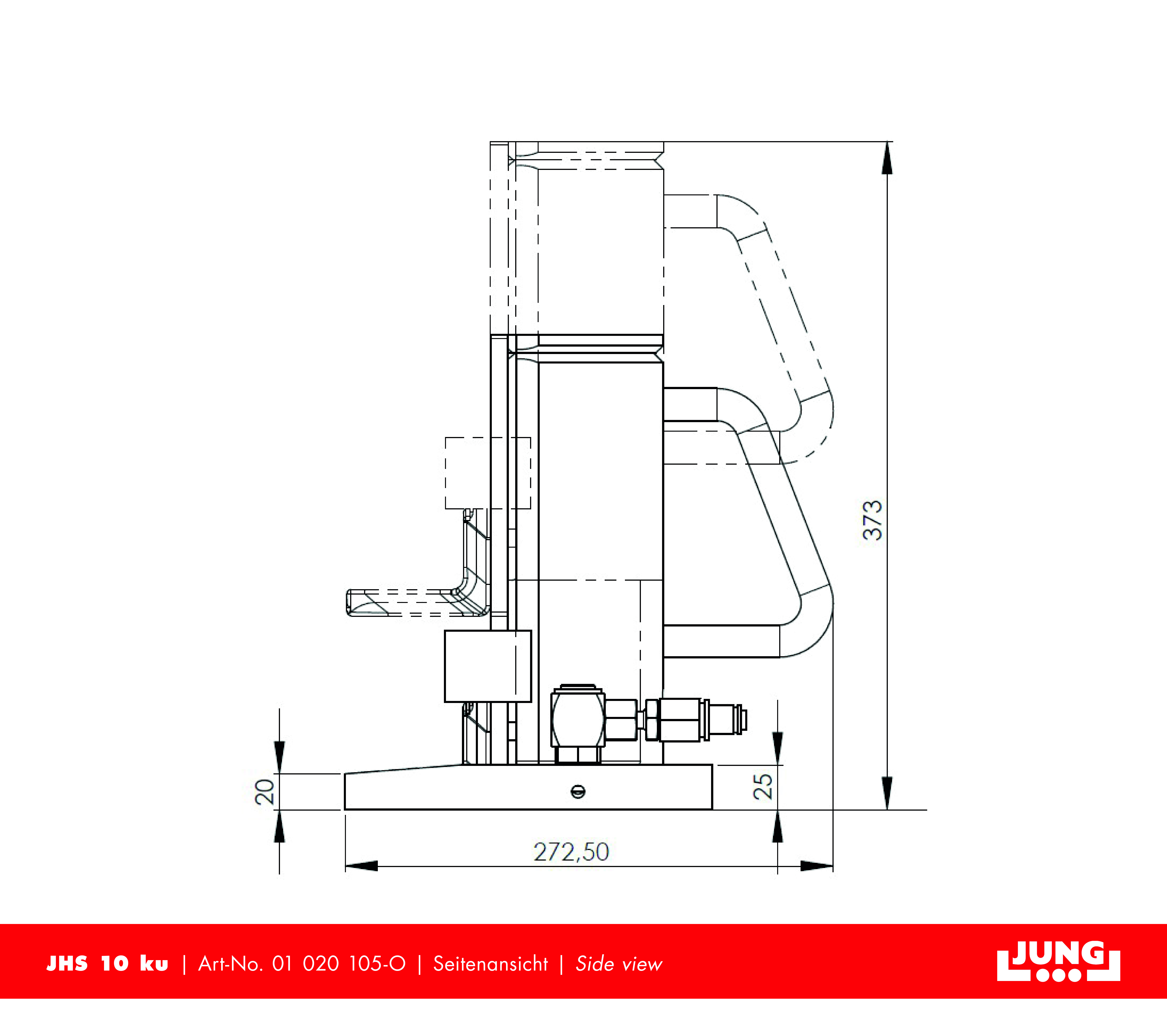 JSET 10/3 kurz - Maschinenheber Set
