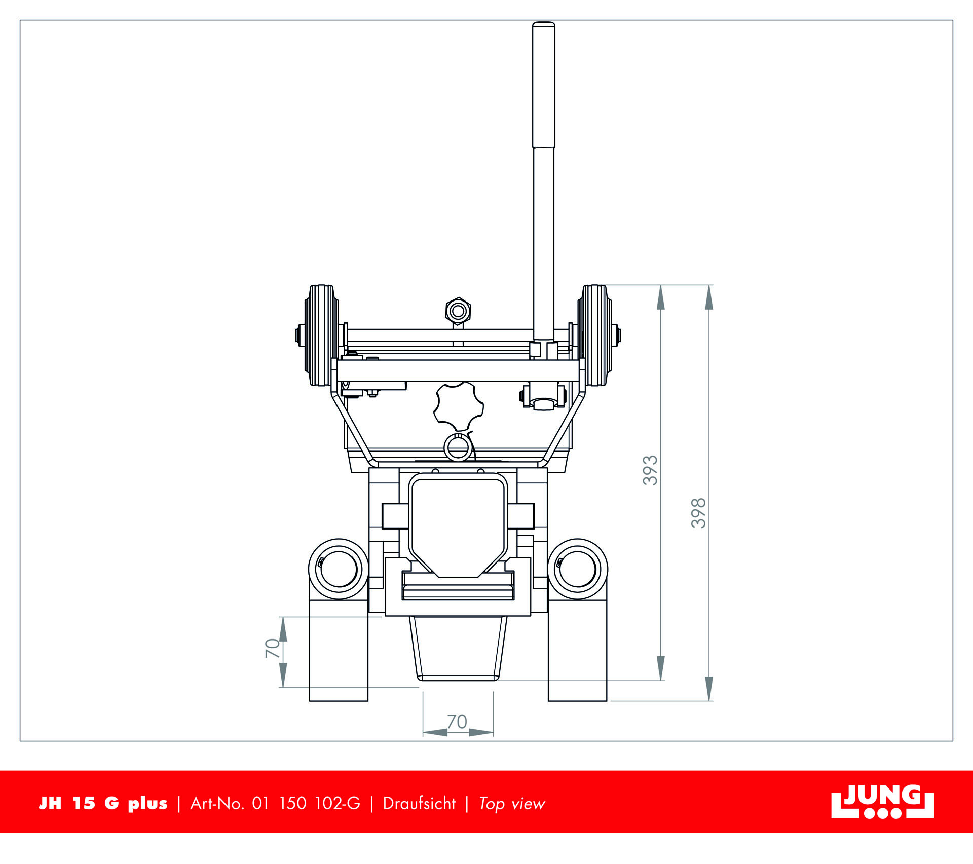 Hydraulic jack JH 15 G plus