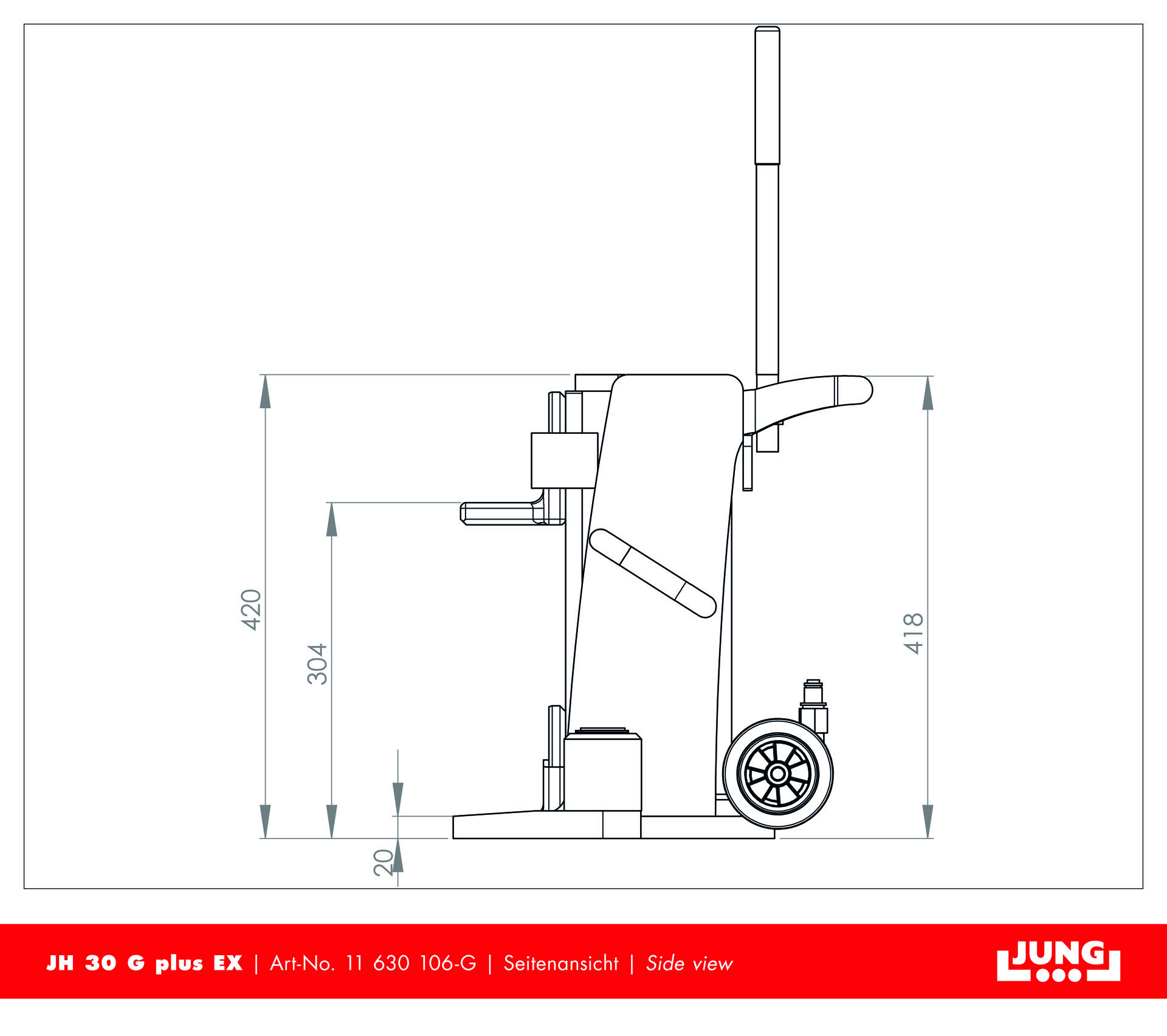 JH 30 G plus EX Maschinenheber JH 30 G plus EX Maschinenheber
