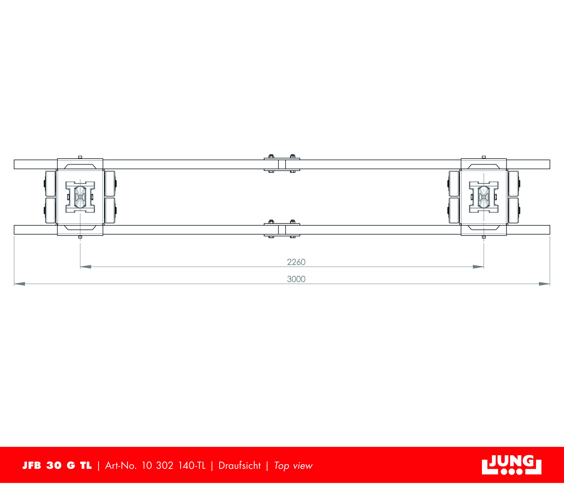 Container trolley JFB 30 G Twistlock