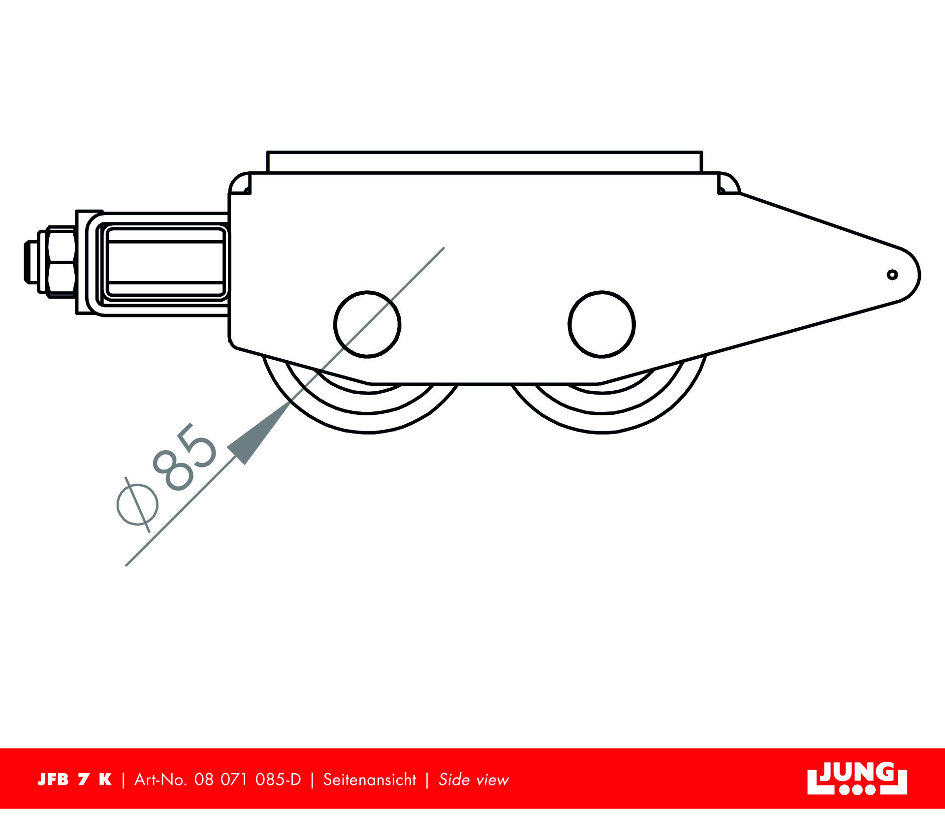 Fahrwerk JFB 7 K Professional Fahrwerk JFB 7 K Professional