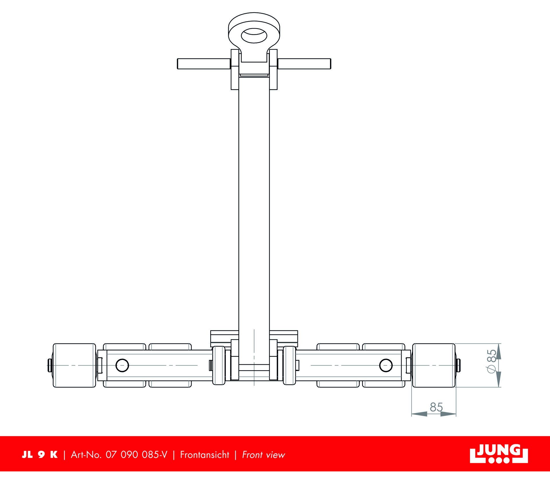 Steerable trolley JL 9 K