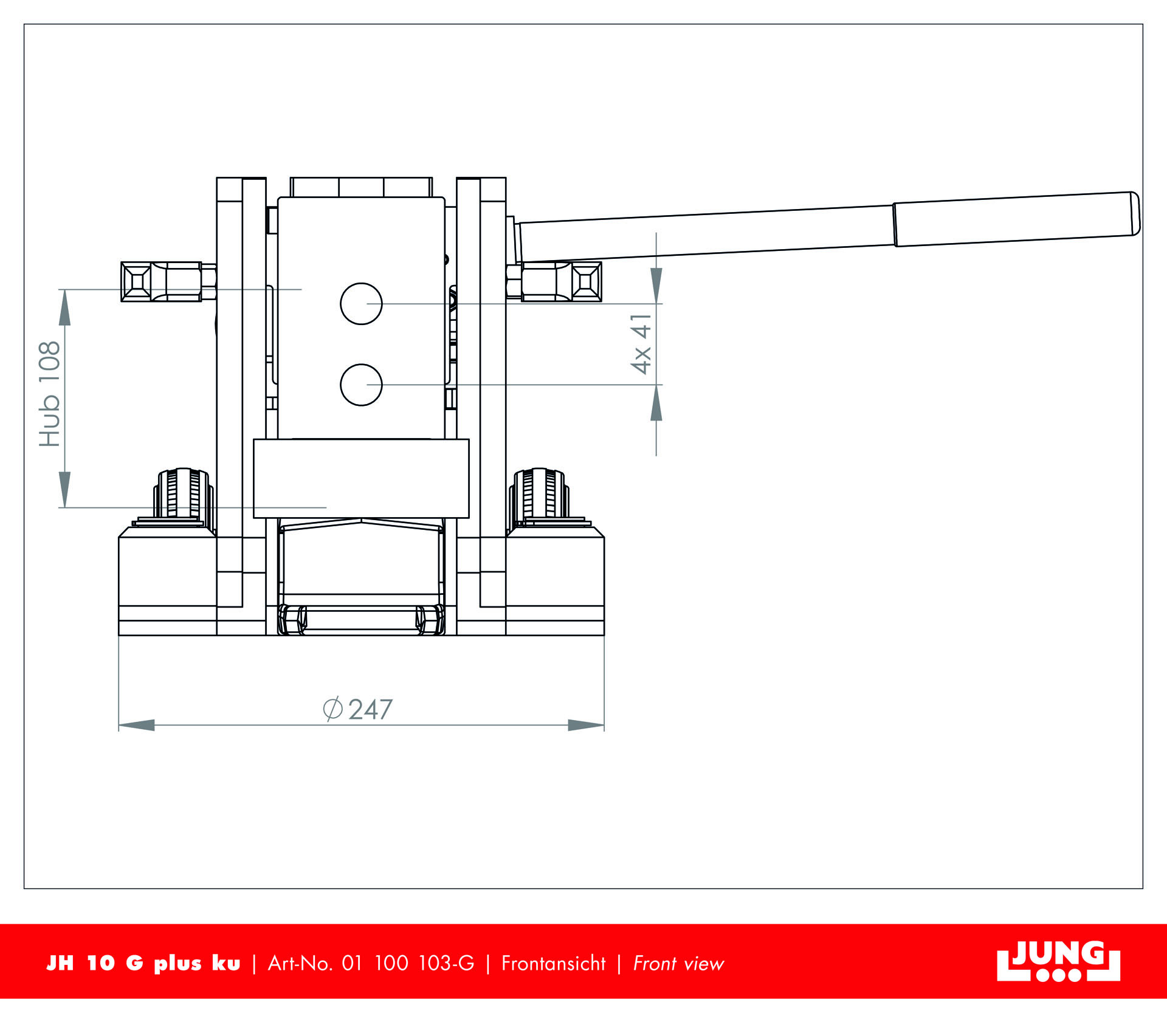 JH 10 G plus kurz - Maschinenheber JH 10 G plus kurz - Maschinenheber