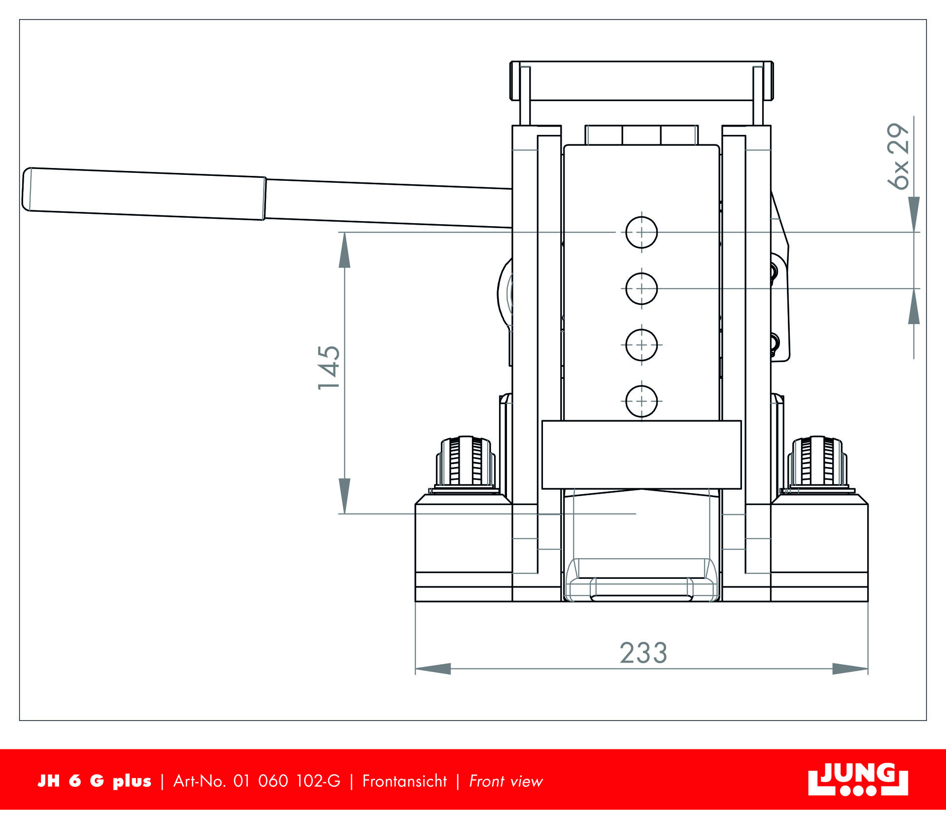 JH 6 G plus - Hydraulic jack 