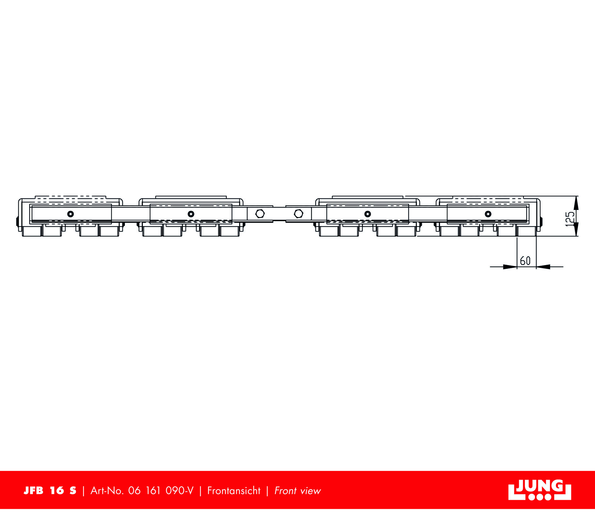 Adjustable trolley JFB 16 S 