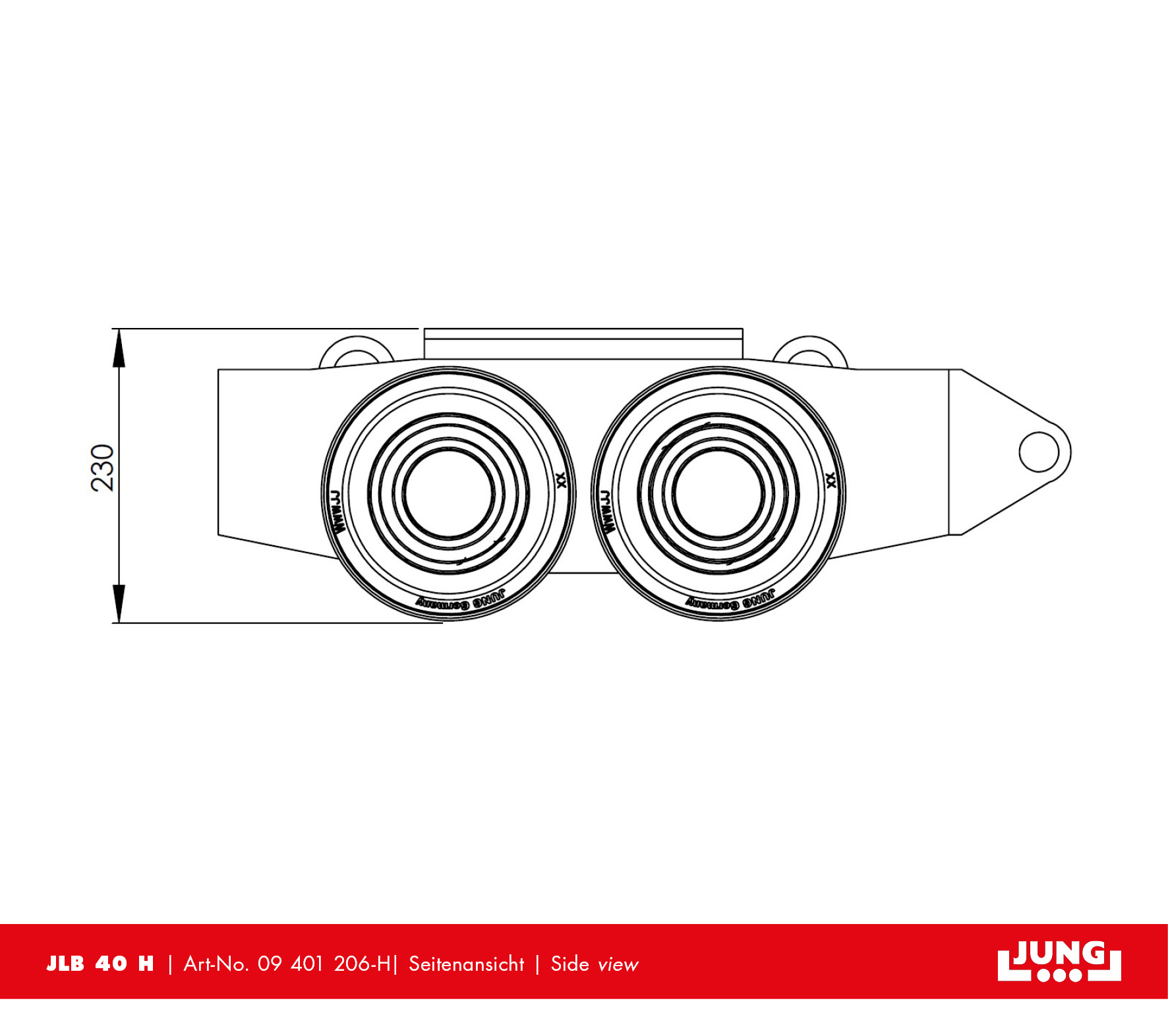 Steerable trolley JLB 40 H Professional - NEW