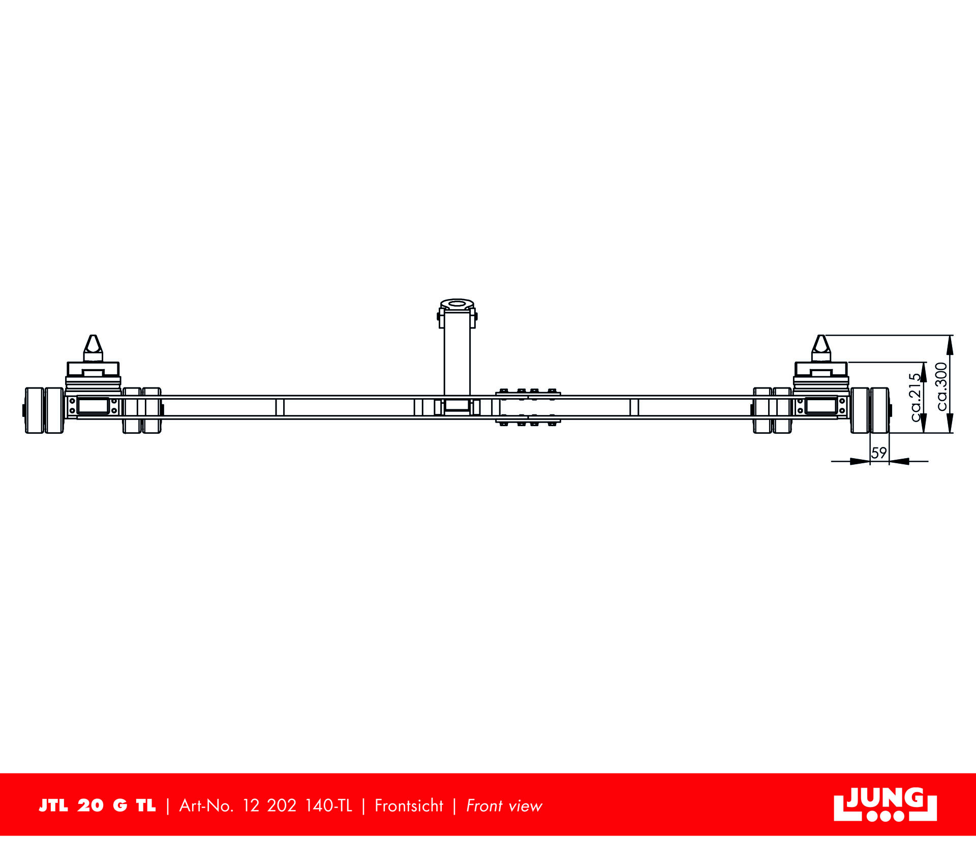 Container trolley JTL 20 G Twistlock