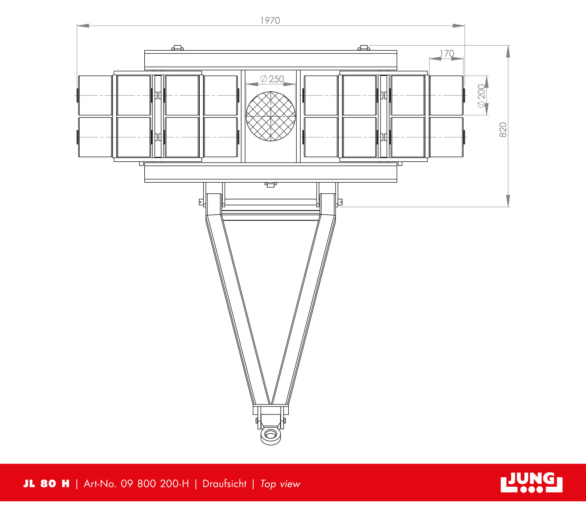Steerable trolley JL 80 H Professional