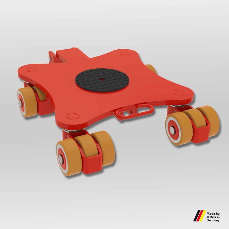 Flexible transportation with the JKB 14 G revolving transport trolley ...