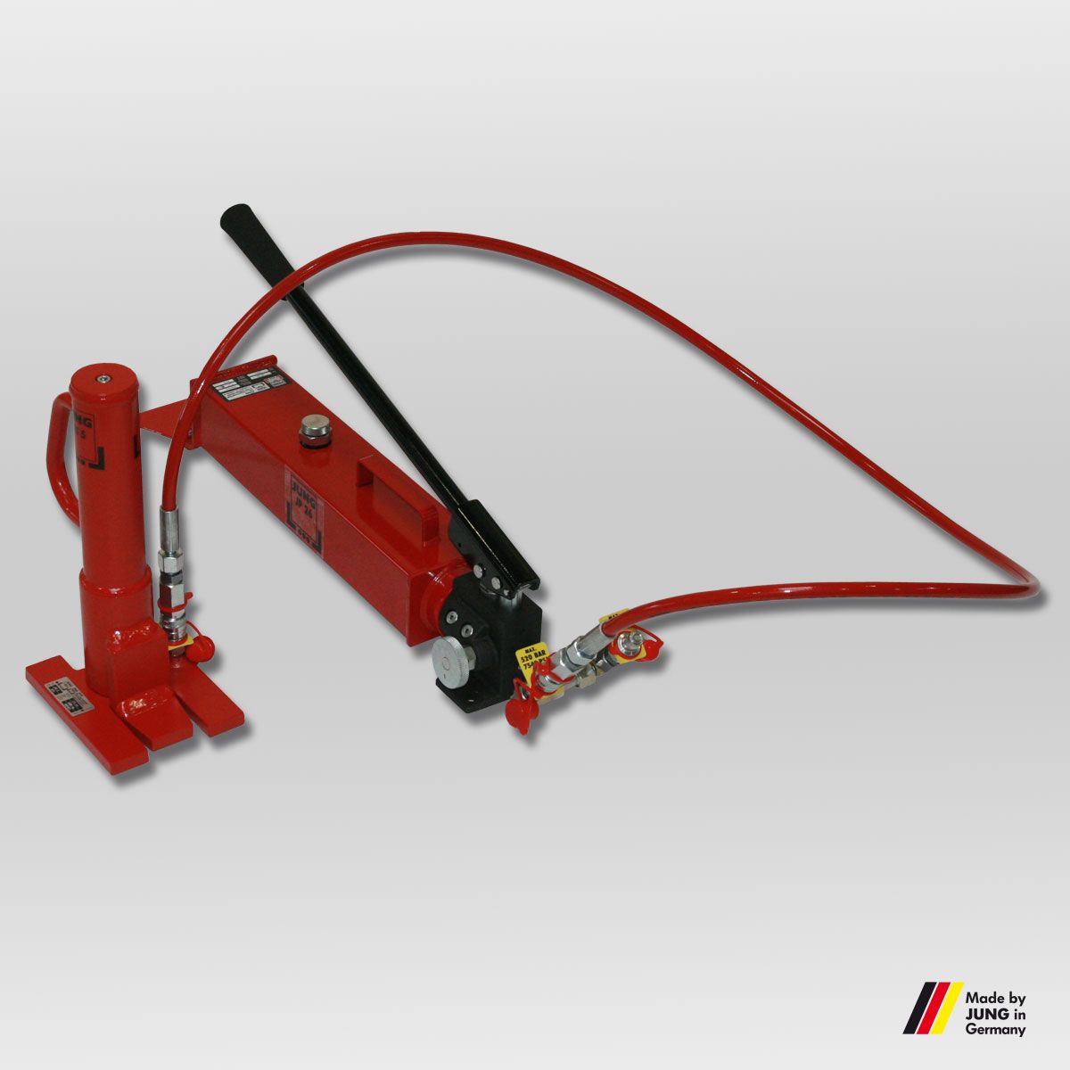 Kraftvolle hydraulische Hebegeräte. JUNG Hebetechnik