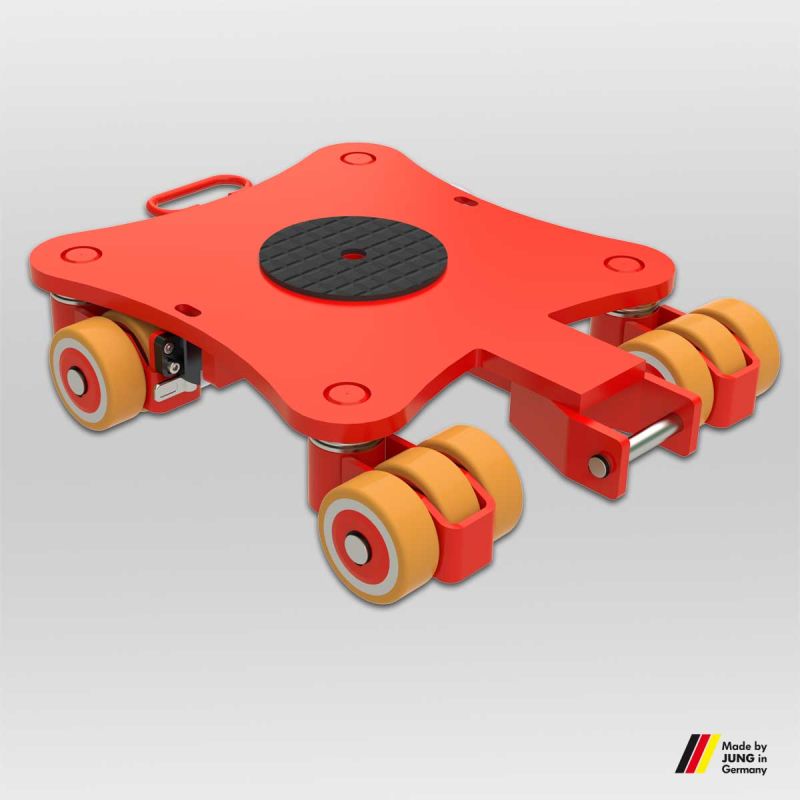 Arebos Rollbrett 4er-Set – 200 Kg Traglast Pro Brett, Gummipads, Kugelgelagerte Rollen, Praktisch Für Umzug & Transport